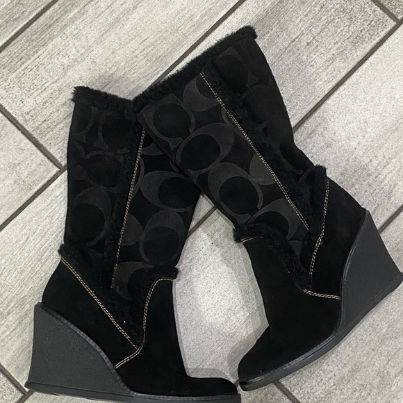 Coach Jordana Signature boots 5.5 M - Picture 7 of 9